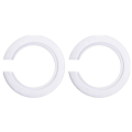 36Pcs Lamp Shade,E27 to E14 Hole Converter,Lampshade for Fitting Screw Lamp Shades to Cap Lampholders.