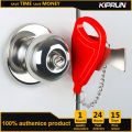 Portable Door Lock Safety Latch Stopper Door Stop Travel Accommodation Door Stopper Hotel Anti-theft Security Lock Latch Security. 