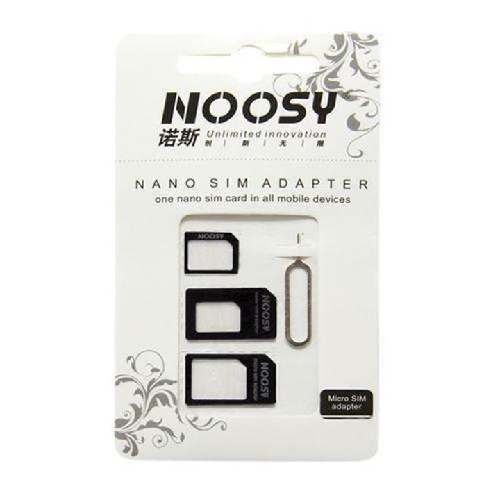 4 in 1 Noosy Micro Nano Sim Card Adapter
