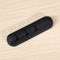 Silicone Cable Organizer Flexible, Self-adhesive Magnetic, Clips Management Mouse, Keyboard, Headphone - Cable Protector. 