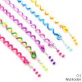 6 pcs/set kids hair curler braid hair sticker baby girls' decor hair accesories. 