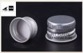 Oil bottle with silver cap 5 piece combo pack 100ml milk coulor plastic.