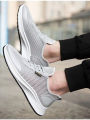 Summer Men's Shoes Breathable Thin Mesh Surface Shoes Men's Mesh Casual Sneakers Mesh Hollow out Deodorant and Lightweight Running Shoes.