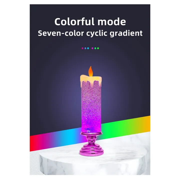 LED%20Christmas%20Candles%20Colour%20Changing%20LED%20Water%20Candle%20with%20Glitter%20Flameless%20LED%20Candle%20Lights%20Desk%20Table%2027.5%20X%208cm%20Rose%20Red%20-%20Image%206