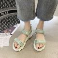 Internet Celebrity Little Daisy Sandals Fairy Style ins Tide 2024 Summer New Sports Platform Roman Shoes. 