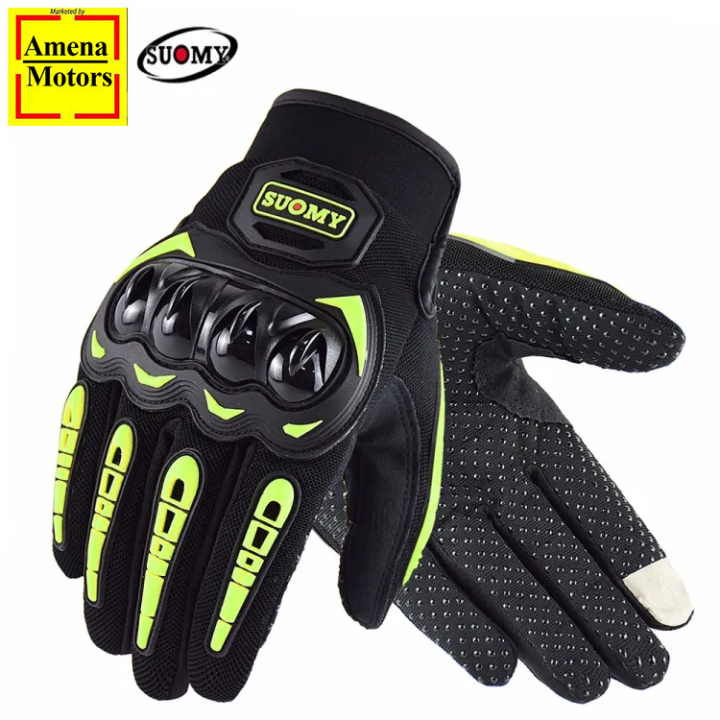 Suomy Full Finger Protective Motorcycle Gloves With Touch Screen