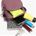 Nylon Women's Crossbody Bag Trend 2024 Shoulder Handbag Solid Color Student Phone Bag Simple Shopper Bags Purse.
