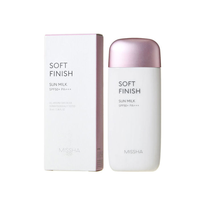 Missha Soft Finish Sun Milk SPF50+ PA+++ 70 ml