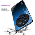 For Realme 12 Pro / 12 Pro+ Plus 5G Case Gradient Phone Back Hard Glass Cover. 