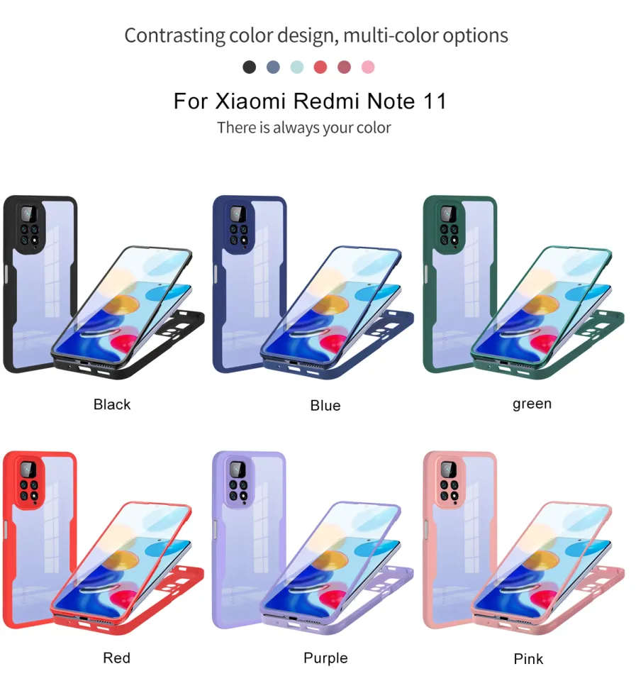 Compatibile con Xiaomi Redmi Note 11 Pro 4G Note 11S 11 2022 Custodia Slim Fit Ultra Sottile Flessibile Silicone TPU Antiurto Compatibile con Xiaomi Redmi Note 11 Pro 5G 2022 (viola, Redmi