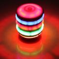 Kids Spinning Top Colorful Flash LED Light Laser Music Gyroscope Children's Wood Luminous Music Gyro Classic Toys ChristGift. 