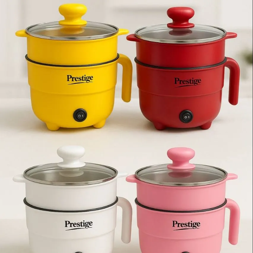 Prestige Multi Purpose Electric Cooker with Steamer β 2.0 Litre, 900W ...
