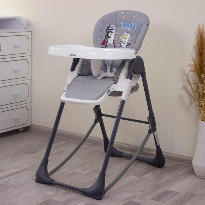 Highchair M shenma CQ Baby high chair 001 Gray 7-36 months