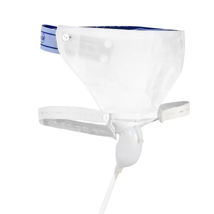 Reusable Male Urine Bag Urinal with 2 Portable Bags Collector 110cm Catheter for Women and Men