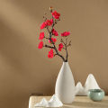Artificial Plum Blossom Decorative Photo Props Faux Silk Flower Wedding Artificial Bouquet for Office. 
