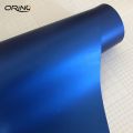 【Mary DAI Store】50x200 CM Blue Metallic Chrome Vinyl Film Car Sticker For Car Wrap Foil With Bubble Free.
