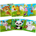 9/16 Jigsaw Puzzles for Kids Ages 2 3 4 5 Toddler Wooden Puzzle Preschool Educational Toys Set Animals Puzzle for Boys and Girls.