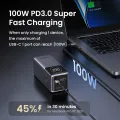 Ugreen PB724 (35526B) 12000mAh 100W Fast Charging Power Bank - Ugreen 12000mAh 100W Fast Charging Power Bank - Total Capacity: 12000mAh(44.4Wh) - Smart LED Display - Wide Compatibility. 