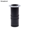 Focus Adjustable Microscope Camera adaper M42 F mount to C mount adapter compatible for Nikon DSLR Camera. 