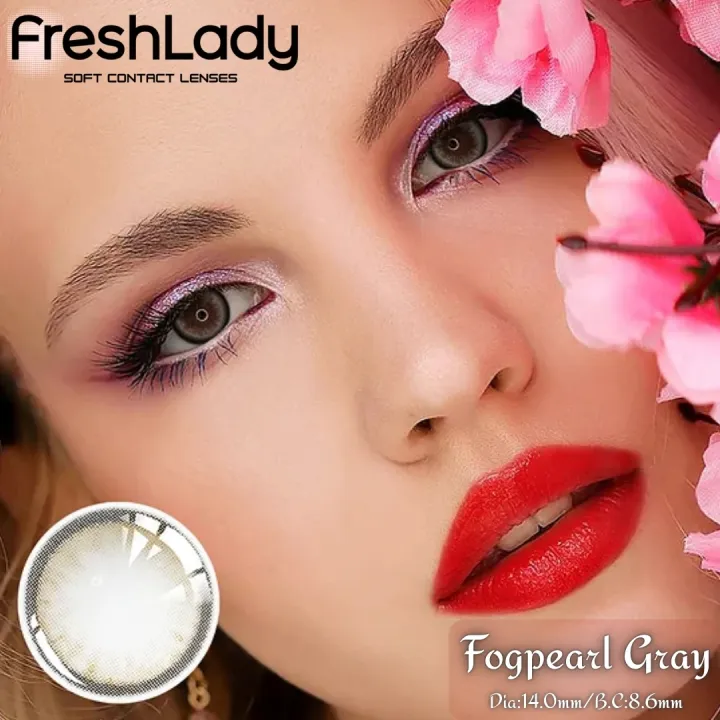Freshlady%20Fog%20Pearl%20Gray%20Color%20Contact%20Lenses%2014.0mm%20%7C%20Gray%20Eye%20Lens%20for%20Women%20&%20Men%20%7C%20Natural%20Looking%20Soft%20Contact%20Lens%20%7C%20Fashion%20Lens%20%7C%201%20Pair.%20Fog%20Pearl%20Series%20Contact%20Lens.%20#fogpearlgray%20-%20Image%202