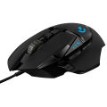 Logitech g502 Hero High Performance Wired Gaming Mouse, Hero 25K Sensor, 25,600 DPI, RGB, Adjustable Weight, 11 Programmable Buttons, On-Board Memory, PC/Mac. 