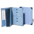 Multi-slot Document Organizer Customizable Portable Waterproof Organ Folders Compact Expanding File Folder for Travel Essential. 
