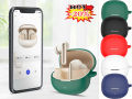 QCY MeloBuds Pro Only cover Premium Artificial Carrying cover Shockproof Earbuds Cover Box For Buds Soft Silicone Bluetooth Headphone Cover.