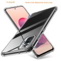 Xiaomi redmi note 10 pro/redmi note 10 pro max এর জন্য সফট সিলিকন স্বচ্ছ বাম্পার ক্লিয়ার কেস ব্যাক কভার (Back Case Cover For Smartphone). 