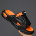 2024 New Men Slippers Summer EVA Soft-soled Platform Slides Sandals Indoor Outdoor Men Shoes Walking Beach Shoes Flip Flops. 