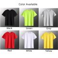 Casual Summer Short Sleeve T Shirt For Men Baggy Breathable O-Neck Solid Color Tee Tops Man Pullover T Shirts Clothing. 