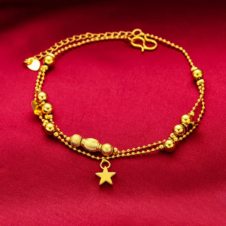 Japanese%20and%20Korean%20fashion%20Xiaohongshu%20Douyin%20same%20style%20anklet%20Vietnamese%20sand%20gold%20plated%20summer%20love%20bell%20multi-line%20anklet%20for%20women%20-%20Image%204