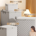 Non-woven Quilt Storage Bag With Lids Zipper Foldable Clothes Quilt BinsKidsland Srore.