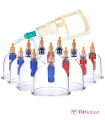 Hijama Cupping Therapy Device,Pulled out Hijama Set, Vacuum Physiotherapy Hijama/Hizama Cupping Set for Home and Professional Use, Suction Acupressure Machine (12 Pics).