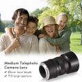 85mm F1.8 Medium Telephoto Camera Lens Large Aperture Full Frame Portrait Lens. 