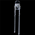 120 Pieces 3mm White LED Lamp Light Emitting Diode DC 2.5V-3V. 