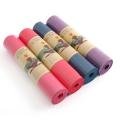TPE YOGA MAT 6MM- ECO FRIENDLY ( 2' x 6') - 1 pcs - Fitness Mart. 