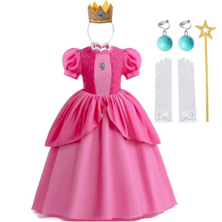 Carnival%20Halloween%20Vest%20Party%20Dress%20Kids%20Cosplay%20Princess%20Peach%20Elegant%20Dress%20Dress%20for%20Women%20Baby%20Kids%20Costume%202-10%20Years%20Old%20-%20Image%204