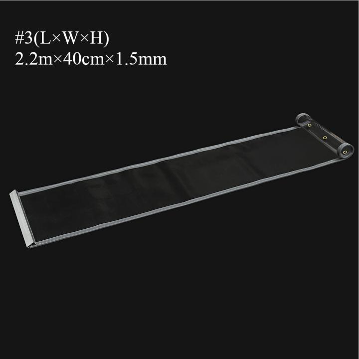 Clear Flexible PVC Door Curtain Strip Magnetic Closing Fly Insect Bug Screen