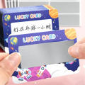 New 50pc Reward cratch Card Film Coated ticker DIY cratch Off Label for Party Activity Favor tationery ticker. 