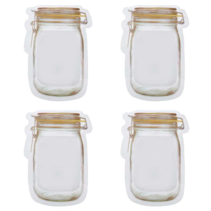 4Pcs%20Snacks%20Organizer%20Travel%20Food%20Storage%20Bags%20Bottle%20Mason%20Sealing%20Bag%20-%20Image%202