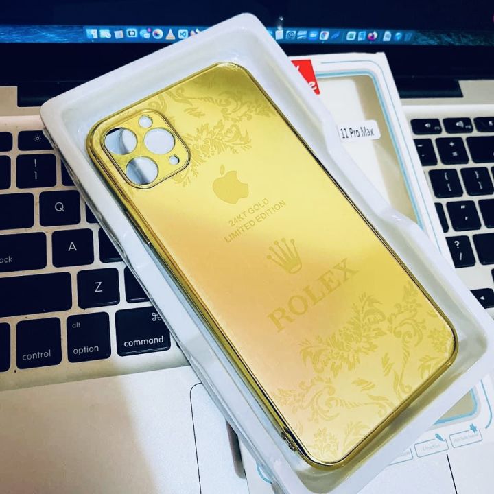 For%20iPhone%2012%20-%20iphone%20Rolx%2024K%20Gold%20edition%20hard%20back%20case...%20-%20Image%202