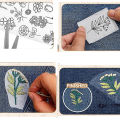 2pc Water Soluble Embroidery Stabilizer Sticker Hand-Stitch Embroidery Auxiliary Paper For DIY Creative Marking Repair Clothes. 