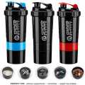 NEW SPORTS/Spider Water Bottle Shaker Cups Sports Cup Portable 500ml Removable Three Protein Powder. 