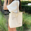 Women's Casual Handbag Reusable Bag Literary Handbag Designer Handbag Ins Cloth Bag Canvas Totes Shoulder Bag.