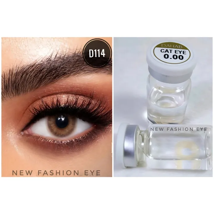 New%20Dahab%20Cat%20Eye%20(Brown)%20Color%20Contact%20Lens%20With%20Regular%20Kit%20Box%20For%20Men%20And%20Women.%201%20Pair%20Dahab%20Color%20Contact%20Lens%20For%20Eye%20Makeup%20and%20Cosmetics.%20Dahab%20Gold%20Collection.%20#cateye%20-%20Image%203