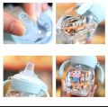 Baby Kettle Duck Beak Children's Straw Water Cup Learning Baby Drinking Water and Milk Leak-proof Drinking Cup- 1pcs [Color as per stock]. 