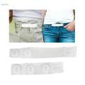 2 Packs Pants Button Extenders Adjustable Buckle Button Jean Waist Extenders for Skirts Pants. 