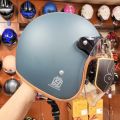 Axor Retro Jet Lesther Dull Slate DOT And Isi Certified Helmet. 