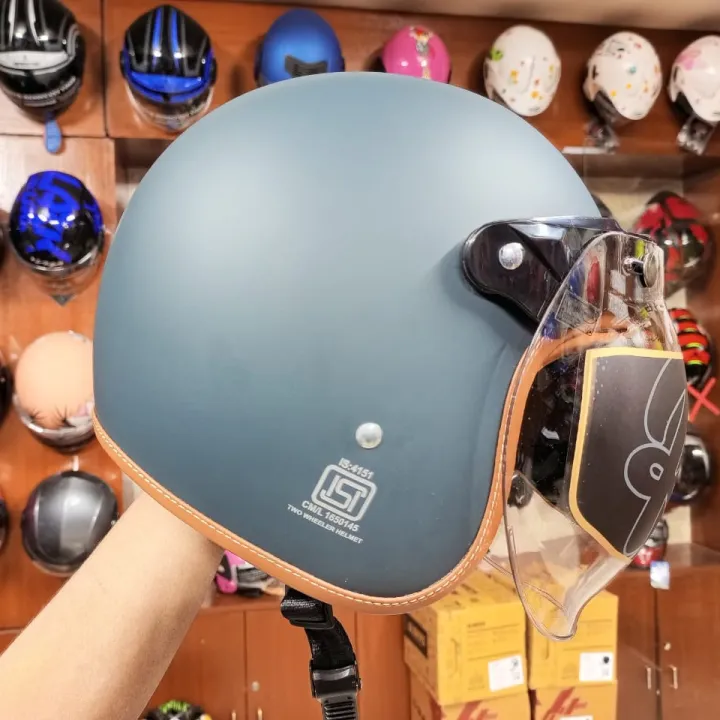 Axor%20Retro%20Jet%20Lesther%20Dull%20Slate%20DOT%20And%20Isi%20Certified%20Helmet%20-%20Image%204