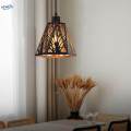 Modern Minimalist Lamp Shade, Wrought Iron Lampshade Hanging Light Fixture Cover for E27 Bulb for Cafe Kitchen Bedside Home Dining Room. 